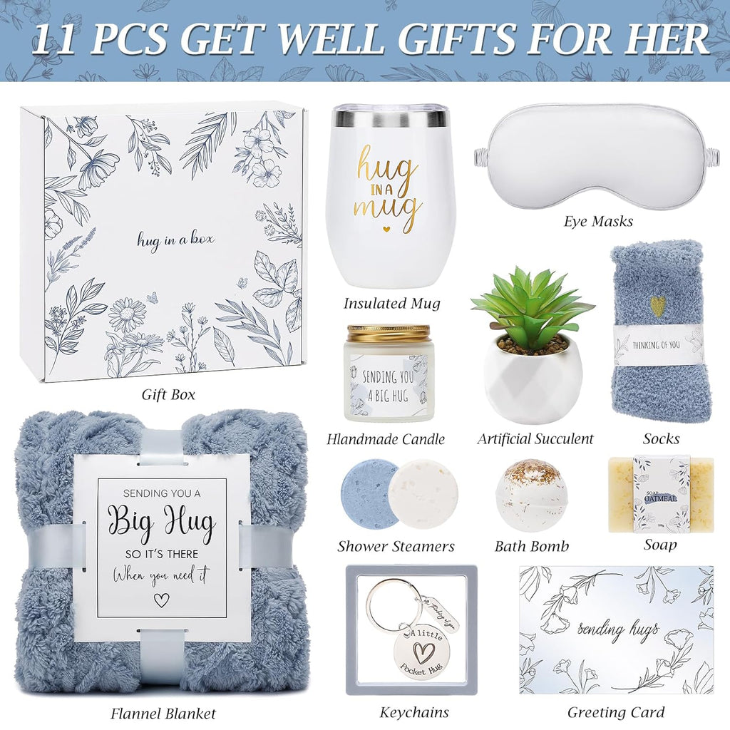 Sympathy Gift Basket for Loss of Loved One Hug in a Box for Women | Mothers Day Condolence Basket Miscarriage Care Package Thinking of You Gift for Women