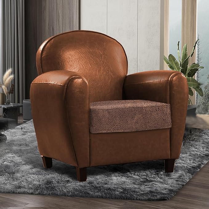 Leather Look Couch Cushion Covers Sofa Seat Slipcovers Sets Couches Furniture - Image 2