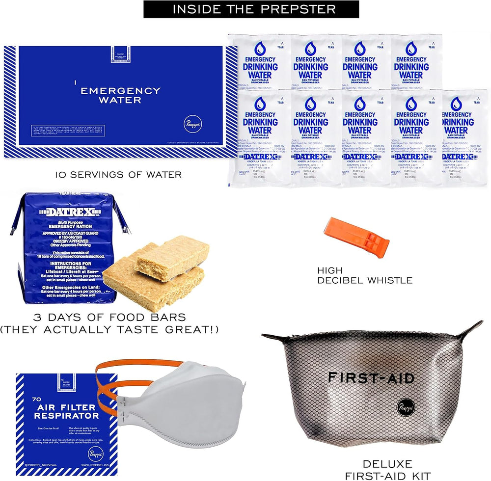 The Prepster Emergency Backpack | 3-Day Emergency Kit