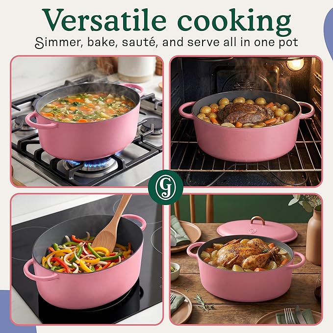 Great Jones Dutchess Cast Iron Dutch Oven Pot