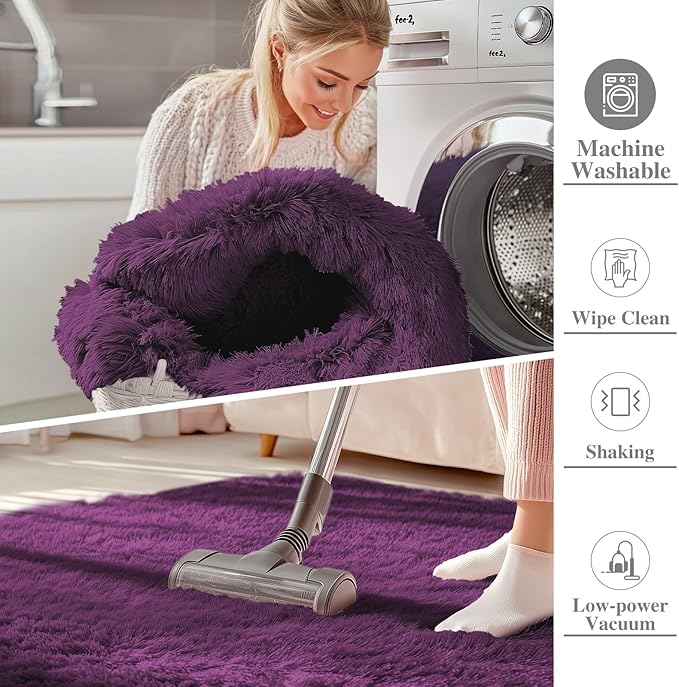 OLANLY 8x10 Machine Washable Large Area Rugs - Image 2