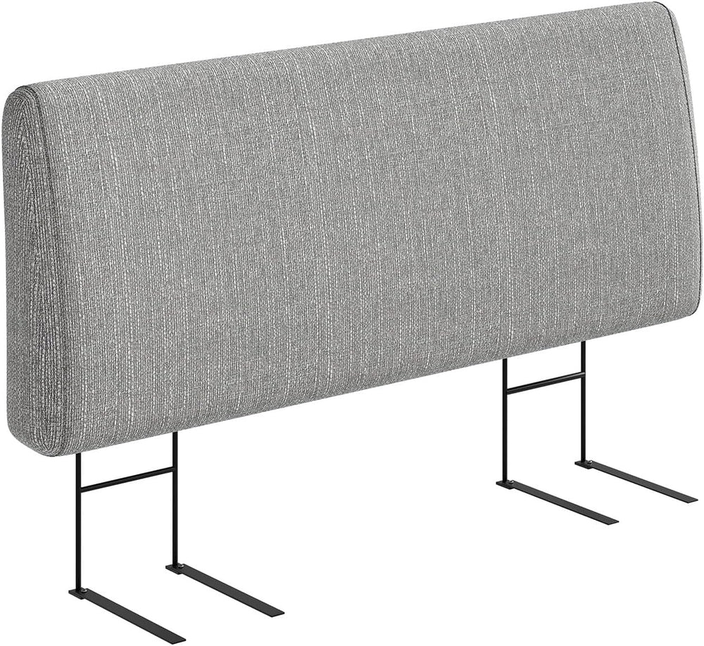 Pinmoco 4.7” Headboard Only for Queen Size Bed, No Drill Needed, Gray