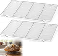 Lounsweer 2 Pack Cooling Racks, 24L x 16W x 1H Stainless Steel Wire Rack by Lounsweer