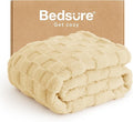 Bedsure GentleSoft Yellow Throw Blanket by BEDSURE