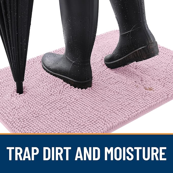 OLANLY Dog Door Mat for Muddy Paws 70x24, Absorbs Moisture and Dirt, Absorbent - Image 2