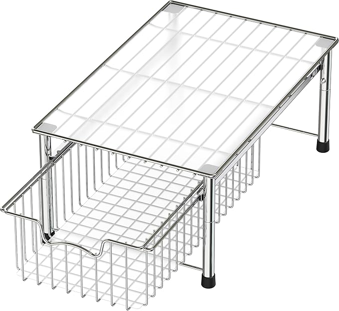 Simple Houseware Stackable Basket Drawer - Image 4