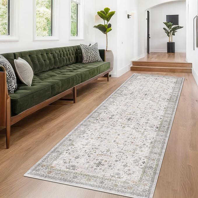 Hazo Haus Light Gray Kitchen Rug 12 ft Long - Image 6