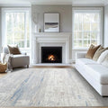 Washable Rugs 9x12 Area Rug for Living Room- Modern Abstract Rugs for Bedroom by Lbris