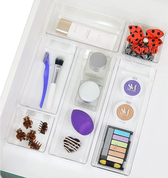 Simple Houseware Clear Drawer Organizer - Image 4