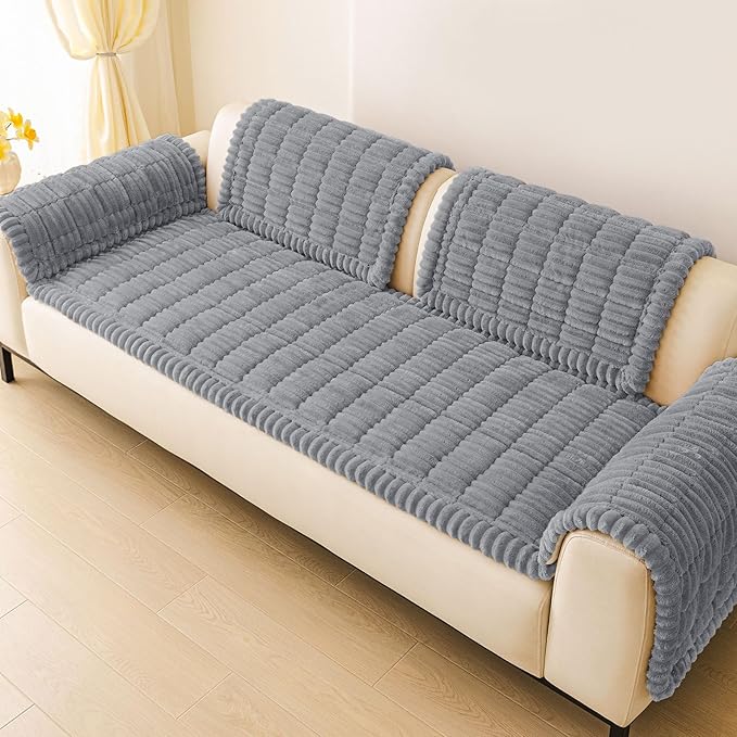 hyha Couch Covers for Dogs Washable, Non Slip Plush Dog Sofa Protectors - Image 9