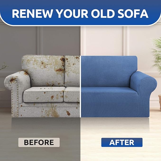 KEKUOU Stretch Sofa Cover Slipcover ，Couch Covers - Image 8