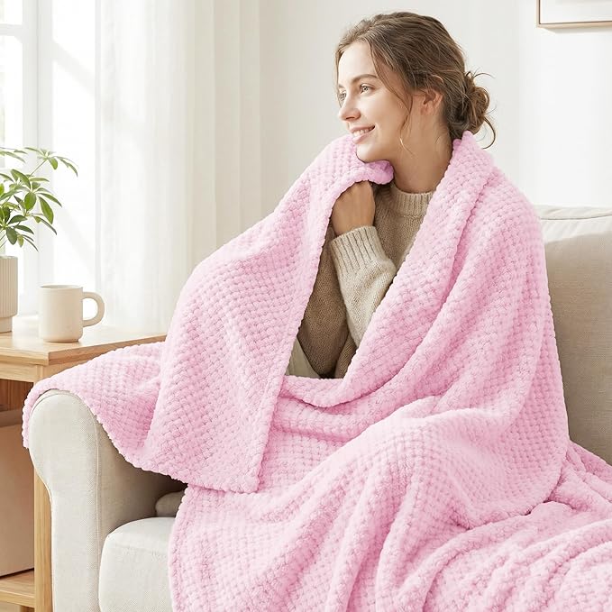 Exclusivo Mezcla Fleece Throw Blanket Extra Large, Super Soft and Warm Blankets - Image 2
