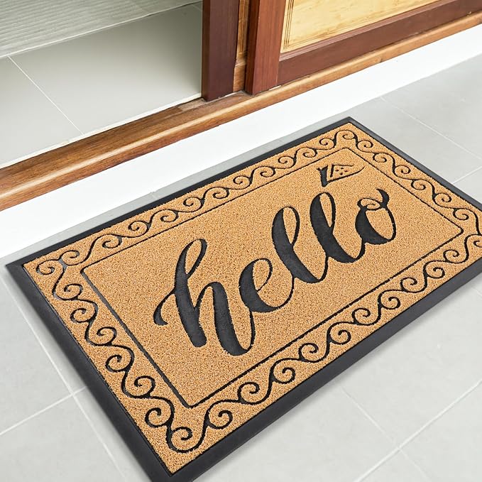 Yimobra Welcome Mats for Front Door 29.5x17, Heavy Duty Waterproof Outdoor Door - Image 7