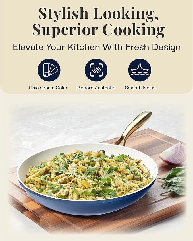 GOTHAM STEEL 10 Inch Non Stick Frying Pans Nonstick Frying Pan, Nonstick Pan - Image 4
