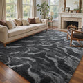 6x9 Ft Large Shag Rugs for Living Room Decor, Tie-Dyed Ultra Soft Fluffy Furry by Cuzwlovita