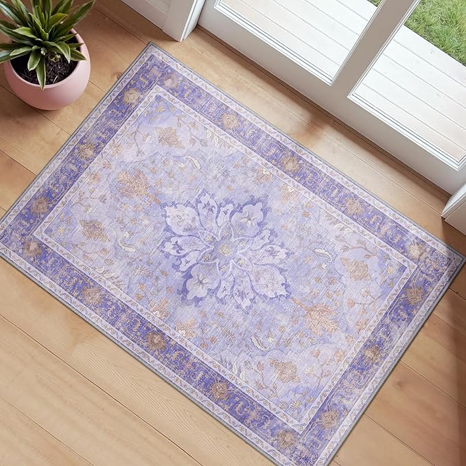 Area Rugs 2'6''x4' Kitchen Rugs Entry Rug Small Rugs by RELEANY