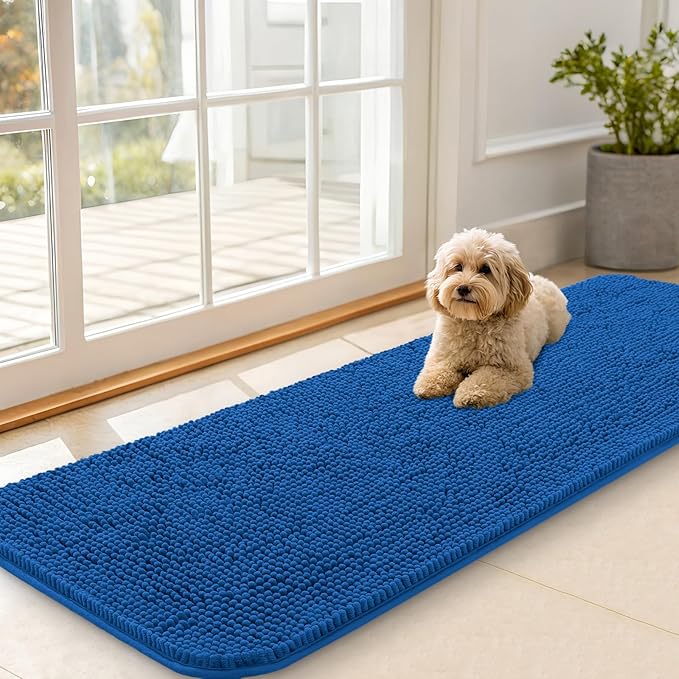 OLANLY Dog Door Mat for Muddy Paws 59x20, Absorbs Moisture and Dirt, Absorbent by OLANLY