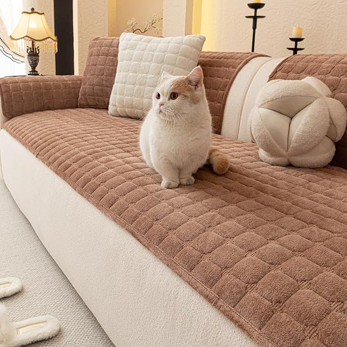 Velvet Couch Covers for Dogs, Dog Sectional Couch Covers, Pet Couchs Cover for by MDSASFD