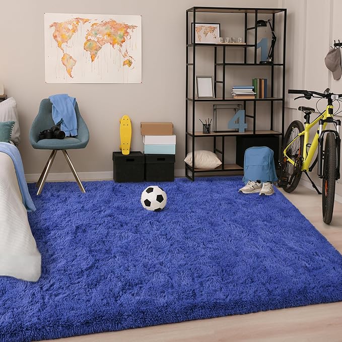 Chicrug Soft Area Rugs for Bedroom Living Room Plush Fluffy Rug 4x6 Feet - Image 5