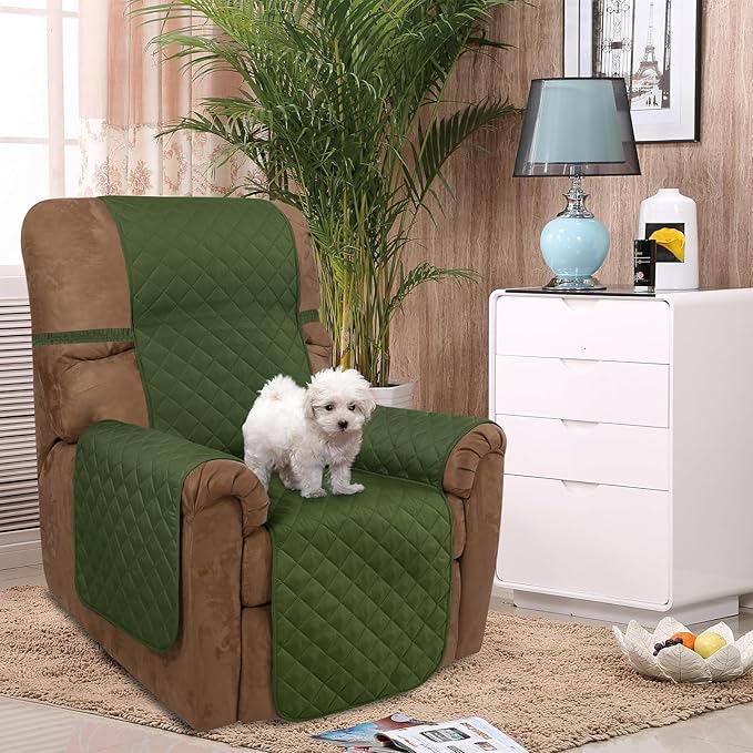 U-NICE HOME Recliner Chair Covers Reversible Chair Cover Pet Covers - Image 2