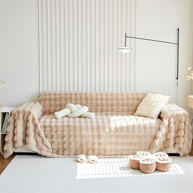 HANDONTIME Plush Sofa Slipcovers Washable Couch Cover - Image 9