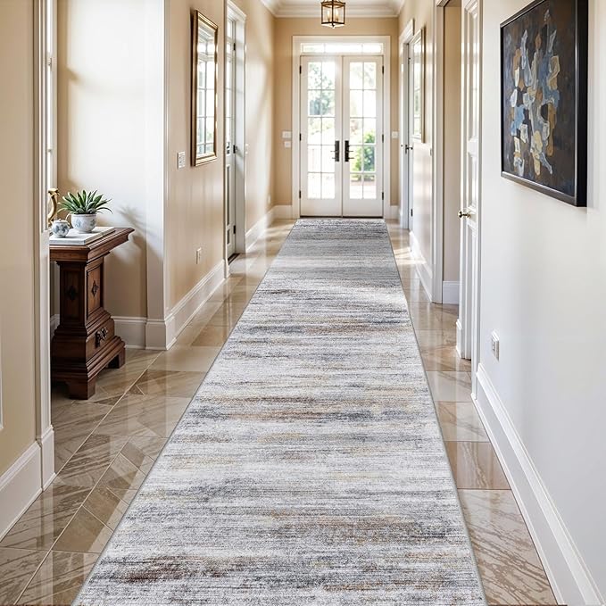 3x20 Washable Hallway Runner Rug: Extra Long Runners - Image 2