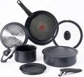 T-fal Ingenio Expertise Non Stick Cookware Set 10 Piece, Oven Broiler Safe 500F by T-falbrand