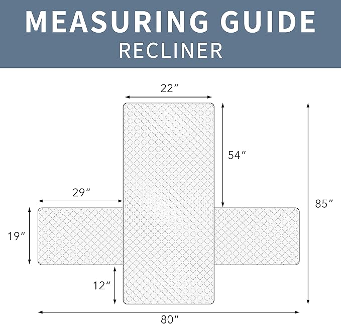ISSUNTEX Double Protection 100% Waterproof Recliner Covers - Image 6