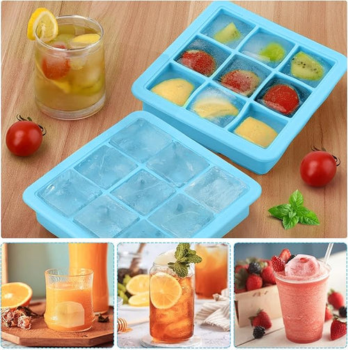 2 Pack Silicone Ice Cube Tray, Small Ice Trays - Image 2