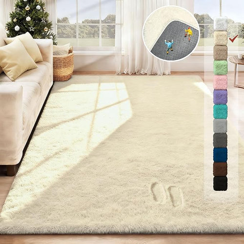 5x7 Area Rug for Living Room: Fluffy Shag Soft Washable Rugs Fuzzy Plush Indoor - Image 2