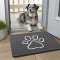 Smiry Dog Door Mat for Muddy Paws, Absorbent Dirt Trapper Non Slip Quick Dry by Smiry
