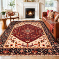 SERISSA 6x9 Area Rugs for Living Room, Large Washable Non-Slip Boho Rug by SERISSAHomeDecorCollection