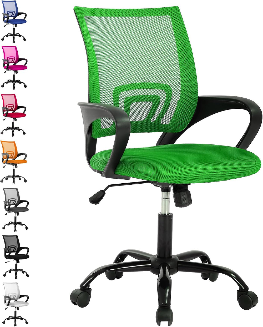 MKDLUFEI Office Chair, Ergonomic Cheap Desk Chair with Lumbar Support, Adjust...