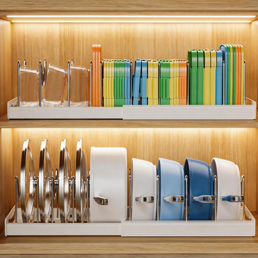 Nigelia 2 Pack Pots and Pans Organizer