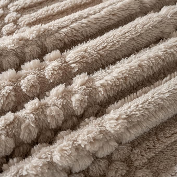 50x70 Inch Brown Throw Blanket - Image 5