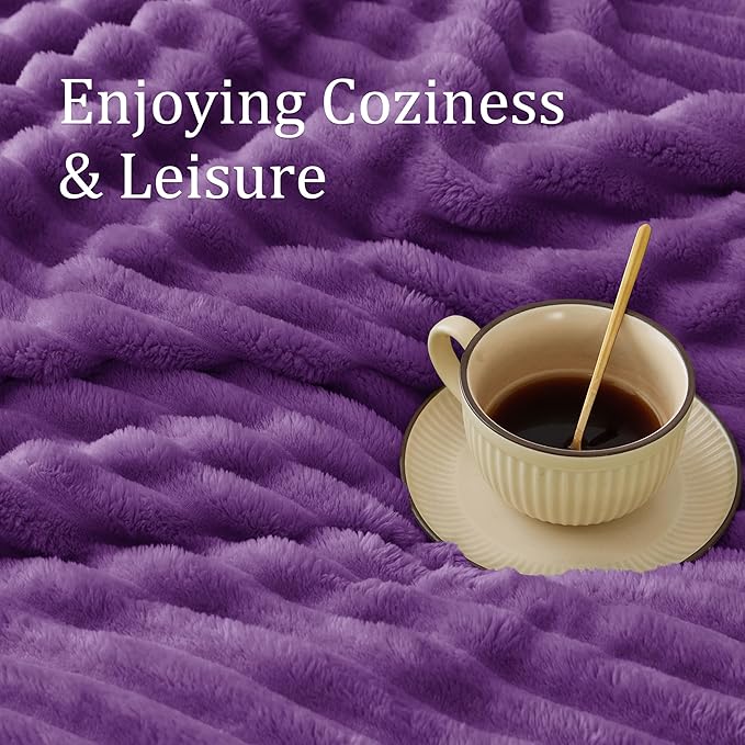 BEDELITE Twin Blanket for Couch & Bed, 300GSM Soft & Warm Fleece Blanket - Image 4