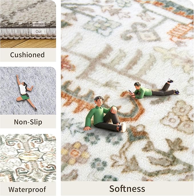 Washable 2x8 Runner Rug - Image 5