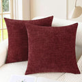 CaliTime Christmas Throw Pillow Covers Decorative 20 X 20 Inches Pack of 2 Cozy by CaliTime