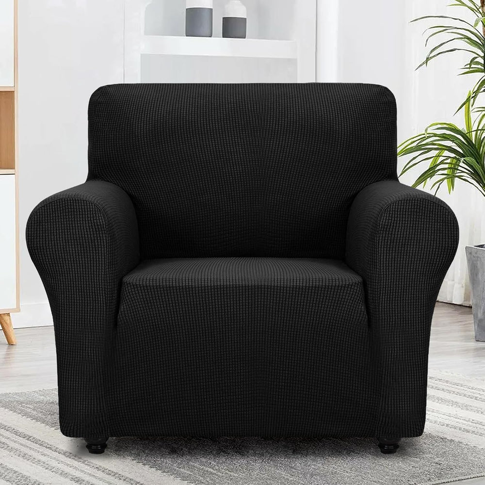 ZNSAYOTX Super Stretch Chair Slipcover Universal Sofa Chair Covers for Living...
