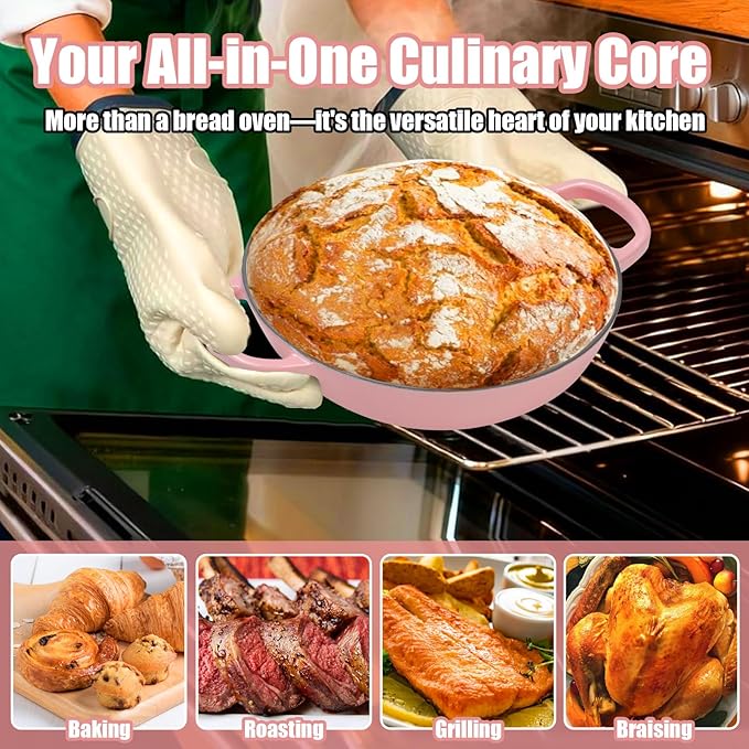 6QT Enameled Cast Iron Dutch Oven