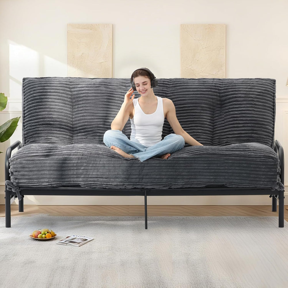 10" Futon Mattress Queen Size, Ultra Thick Futons Sofa Couch Bed Sleeper...