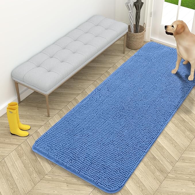 OLANLY Dog Door Mat for Muddy Paws 59x24, Absorbs Moisture and Dirt, Absorbent by OLANLY