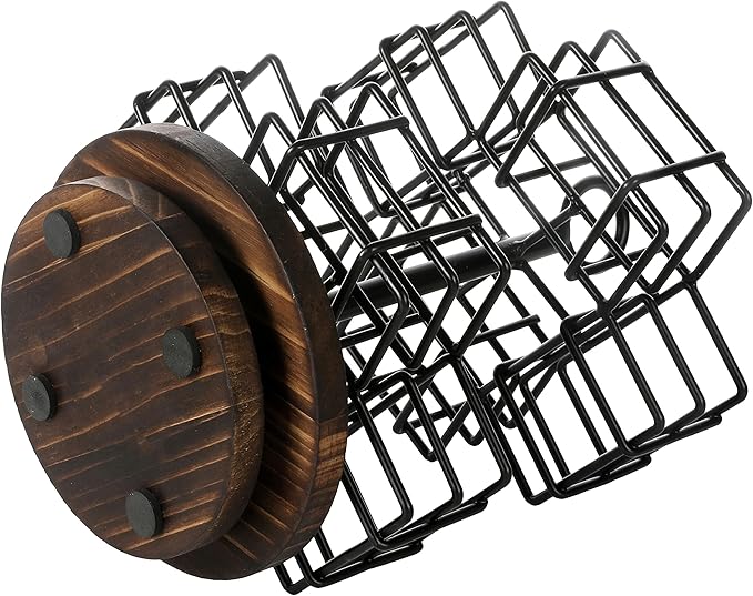 MyGift 8 Compartment Tea Bag Organizer Carousel, Coffee Station Storage Caddy