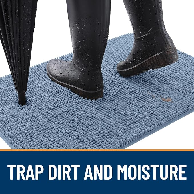 OLANLY Dog Door Mat for Muddy Paws 59x24, Absorbs Moisture and Dirt, Absorbent - Image 2