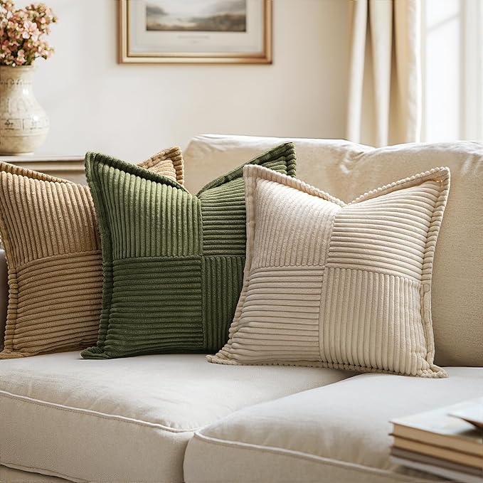 MIULEE Decorative Euro Sham Throw Pillow Covers - Image 7