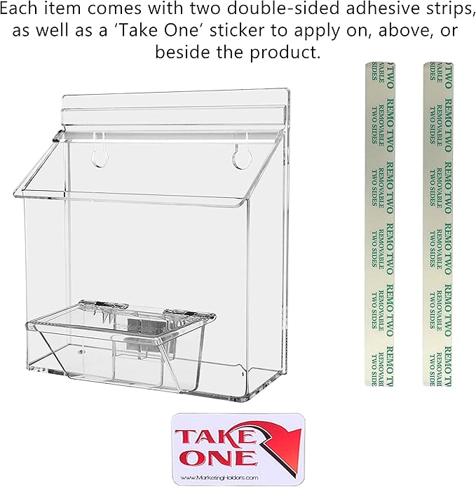 Marketing Holders Outdoor Brochure Holder Holds 7.5" x 5.5" Advertising - Image 6