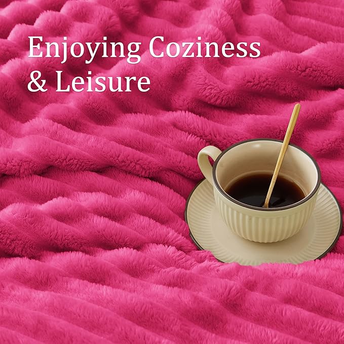 BEDELITE Twin Blanket for Couch & Bed, 300GSM Soft & Warm Fleece Blanket - Image 5