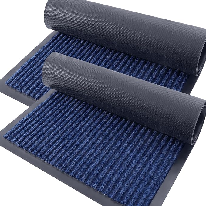 OLANLY Front Door Mat Indoor Outdoor Entrance, Waterproof Heavy Duty Doormat by OLANLY