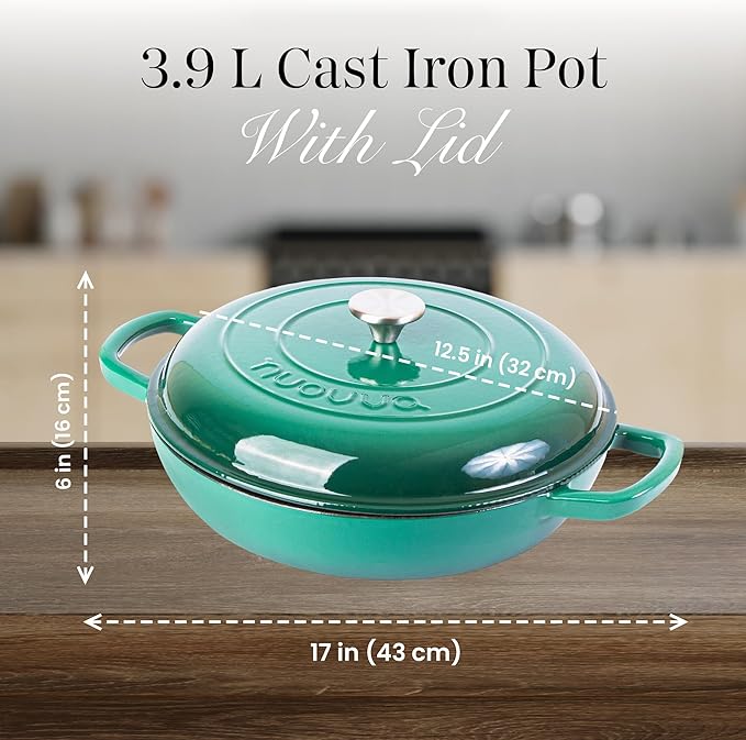 Shallow Cast Iron Casserole - Image 5
