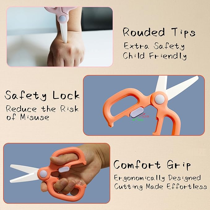 Ceramic Baby Food Scissors Kids - Image 3